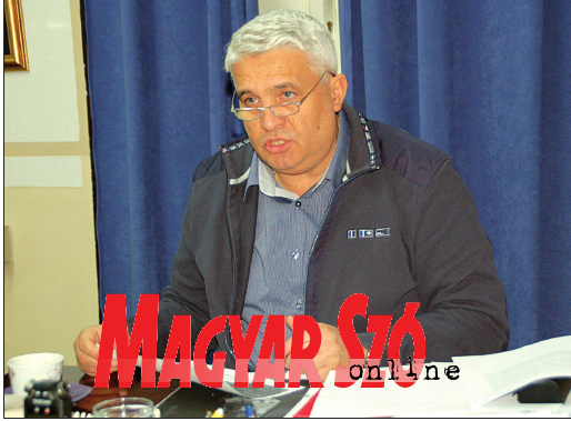 Zoran Mladenović, Szenttamás polgármestere (Paraczky László felvétele) Zoran Mladenović, Szenttamás polgármestere (Paraczky László felvétele)