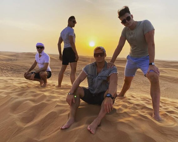 Dubaiban is jártak a táncos fiúk Dubaiban is jártak a táncos fiúk