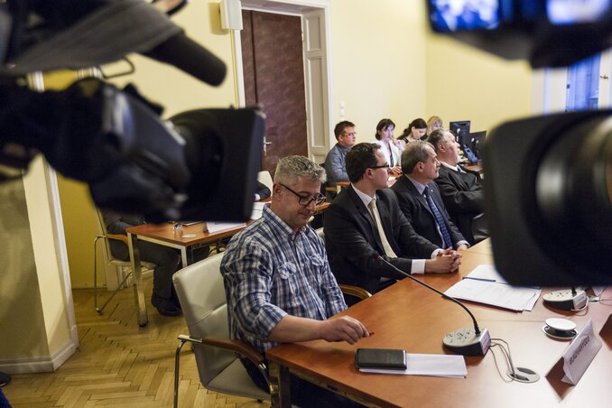 Nyakó István az NVB ülésén (Fotó: MTI)
