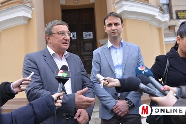 Nyilas Mihály és Nenad Mirkov (Fotó: Molnár Edvárd)