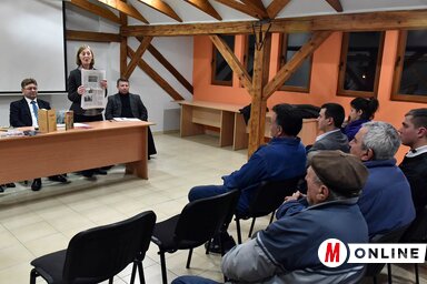 Herceg Elizabetta a Topolya-Kishegyes rovat működéséről beszélt (fotó:Ótos András)