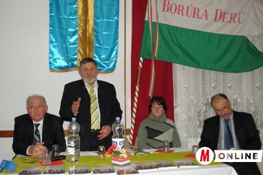 Boldizsár Béla a könyv moholi bemutatóján (Fotó: Csincsik Zsolt)