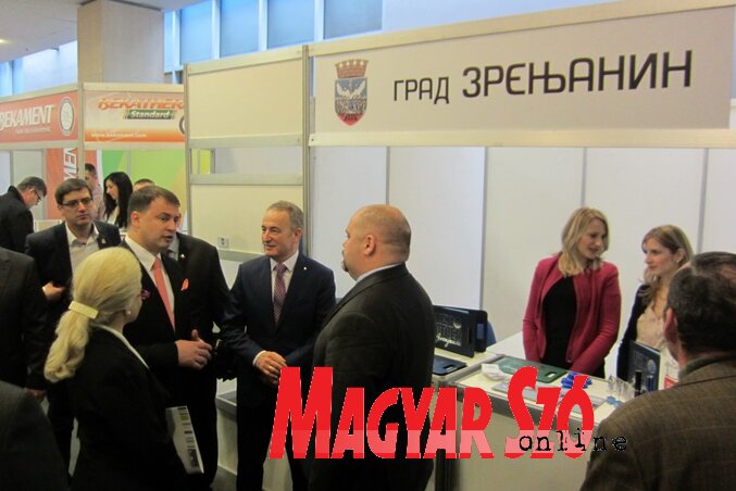 Slobodan Cvetković, Nenad Stanković és Čedomir Janjić, Nagybecskerek polgármestere