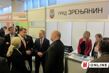 Slobodan Cvetković, Nenad Stanković és Čedomir Janjić, Nagybecskerek polgármestere