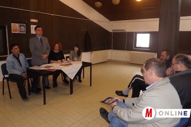 A vese világnapján, Topolyán szervezett tudományos tanácskozáson dr. Agyánszki János, a topolyai egészségház igazgatója mond köszöntőt. Fotó: Szabó Anikó