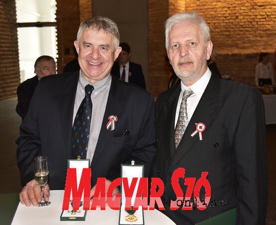 Dujmovics Ferenc és Fodor István állami kitüntetésben részesült (Fotó: Gergely József)