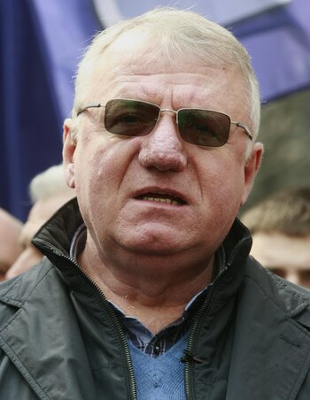 Vojislav Šešelj, a Szerb Radikális Párt elnöke (Fotó: Beta)