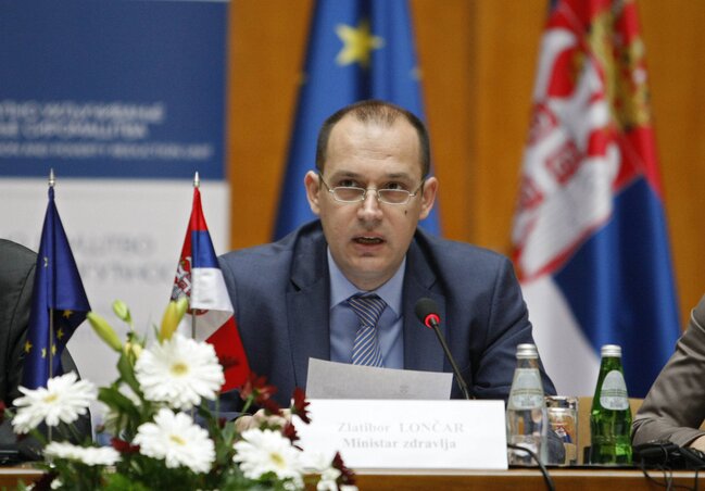 Zlatibor Lončar egészségügyi miniszter (Fotó: Beta)