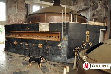 A sörfőzde: Rézedények és a brácsi márvány (Kecskés István felvétele)