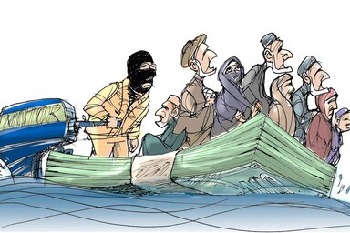Léphaft Pál karikatúrája