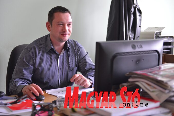 Tomek Viktor főszerkesztő (Fotó: Molnár Edvárd) Tomek Viktor főszerkesztő (Fotó: Molnár Edvárd)