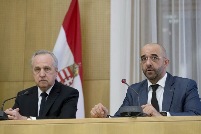 Kontrát Károly és Kovács Zoltán (Fotó: MTI)