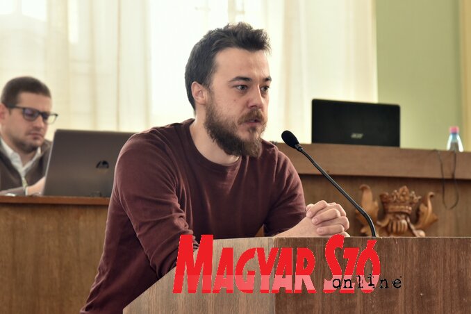 Dévai Zoltán, a Zentai Magyar Kamaraszínház új igazgatója (Gergely Árpád felvétele)