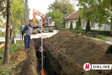 A járulék 35 százalékát a csatornahálózat építésére fordítanák (Csincsik Zsolt felvétele)