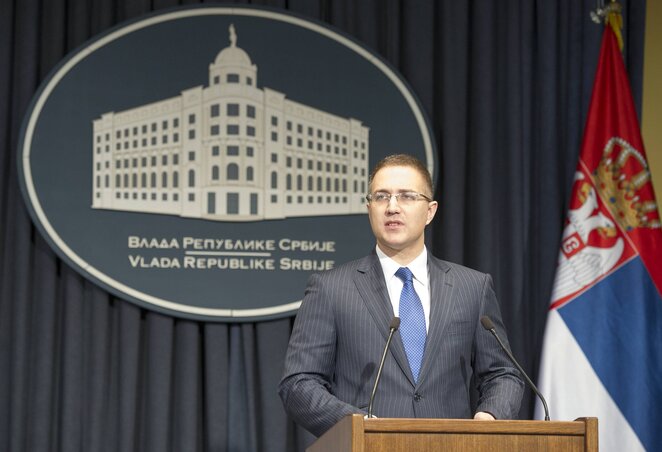 Nebojša Stefanović belügyminiszter (Fotó: Beta)