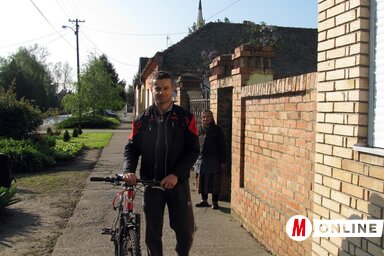 Ördög Árpád, a muzslyai falugondnok (Fotó: Kecskés István)