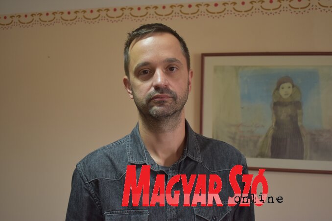 Szűcs Balázs, a Szabadkai Községközi Műemlékvédelmi Intézet igazgatója (Fotó: Patyi Szilárd)