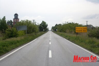 A falu Torda felőli bejárata (Máriás Endre felvétele)