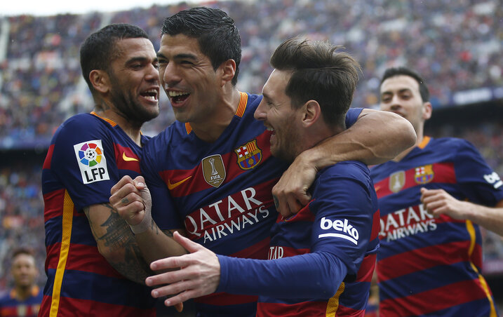 A Barcelona egy ellenfelet már lerázott (Fotó-BETA/AP)