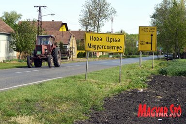 A település bejárata (Herceg Elizabetta felvétele)