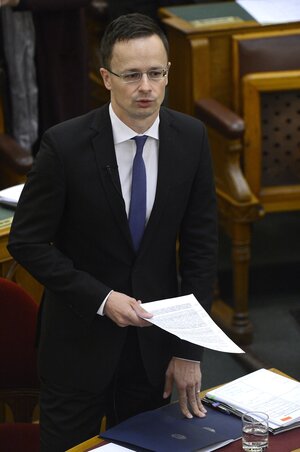 Szijjártó Péter (Fotó: MTI)