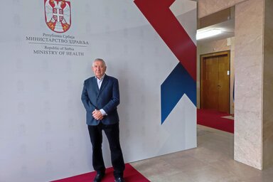 Dr. Tóth Isaszegi Sándor Belgrádban rész vett az egészségügyi miniszter által szervezett találkozón, melynek témája a rák elleni küzdelem volt (Fotó: Nataša Kračunović)