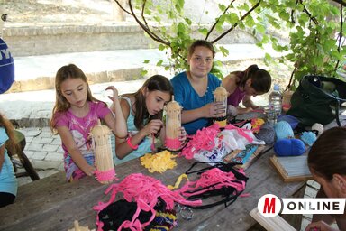 A tavalyi kézműves táborban (Lakatos János felvétele)
