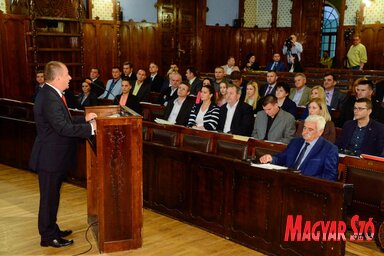 Bunford kiemelte, ő minden polgár vkt-elnöke kíván lenni (Fotó: Molnár Edvárd)