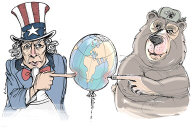 Léphaft Pál karikatúrája