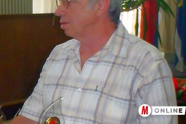 A százszoros véradó Berta László (Horváth Zsolt felvétele)