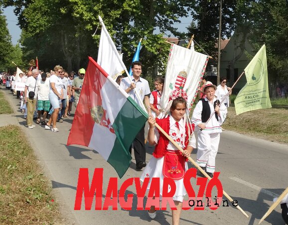 Illés-napi felvonulók 2015-ben (Góbor Béla felvétele)