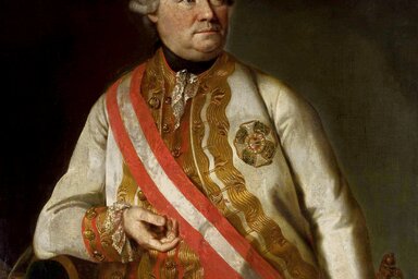 Georg Weikert festménye Hadik Andrásról