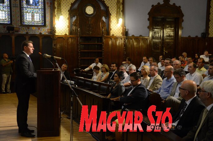 Dr. Babity János: a magyarországi külképviseletek munkájában megjelent a külgazdasági tevékenység támogatása (Fotó: Molnár Edvárd)