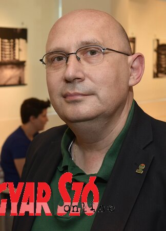 Nebojša Marjanović, a VMSZ belgrádi szervezetének elnöke (Ótos András felvétele)