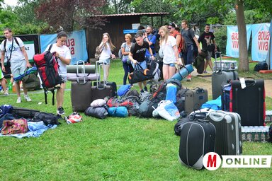 Érkeznek az EXIT sátortábor vendégei (Dávid Csilla felvétele)