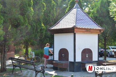 A nagy melegben az ökokutakon is több víz fogy (Lakatos János felvétele)