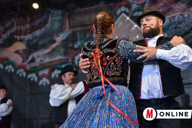 Hertelendyfalva az idén Magyarcsernyén megrendezett Gyöngyösbokrétán is bemutatkozott (Fotó: Molnár Edvárd)