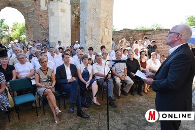 Hajnal Jenő, az MNT elnöke tartott ünnepi beszédet (Ótos András)