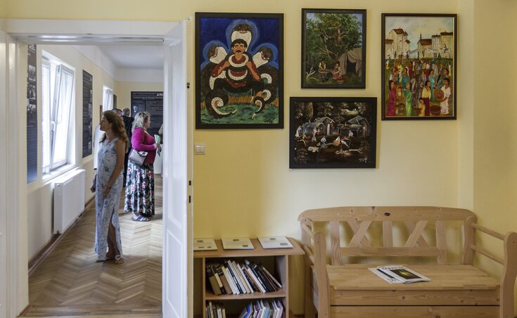 A Cigány Történeti, Kulturális, Oktatási és Holokauszt Központ Budapesten (Fotó: MTI – Szigetváry Zsolt)