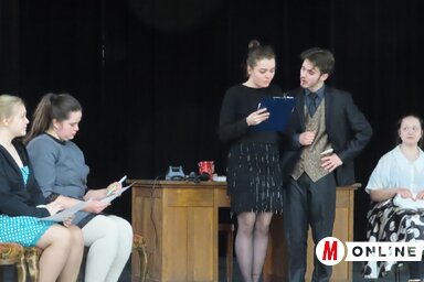 A Mara új előadásának próbáján (Kiss Zoltán felvétele)