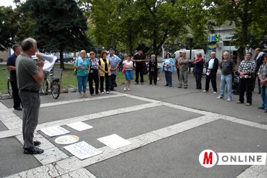 A szerda esti tiltakozás (Benedek Miklós felvétele)