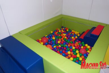 A szenzoros szoba egyik szeglete (Fotó: Lukács Enikő)