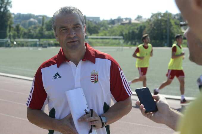 Bernd Storck, a magyar labdarúgó-válogatott szövetségi kapitánya (MTI Fotó: Soós Lajos)