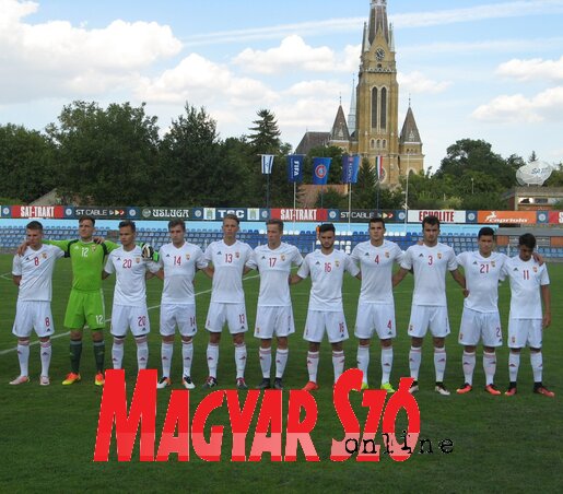 Az U19-es magyar labdarúgó-válogatott 3:0-ra veszített Izrael ellen (fotó: Kiss Zoltán)