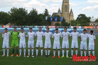 Az U19-es magyar labdarúgó-válogatott 3:0-ra veszített Izrael ellen (fotó: Kiss Zoltán)
