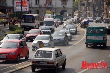 A városban legfeljebb a közlekedés okoz rosszabb minőségű levegőt (Fotó: Molnár Edvárd)