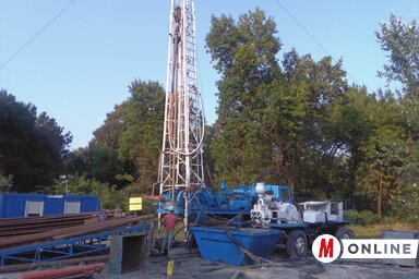 A kútfúrók eredményes munkát végeztek (Csincsik Zsolt felvétele)