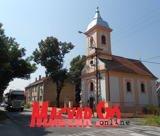 A katolikus templom A katolikus templom