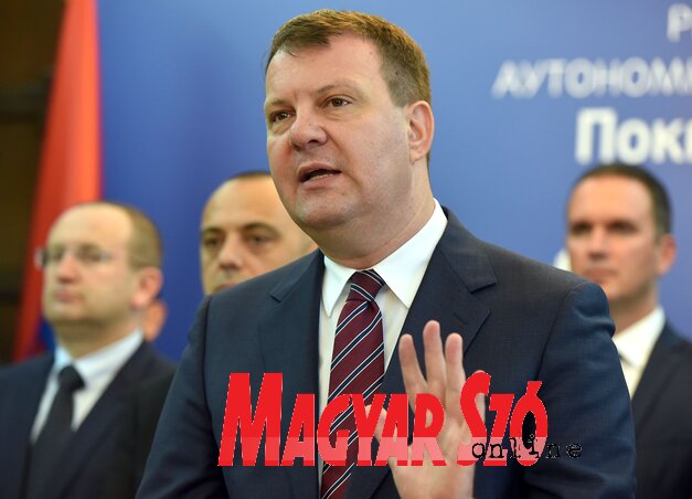 Igor Mirović: Teljesen kiszámítható modell alapján kell történnie a tartomány pénzellátásának (Ótos András felvétele)