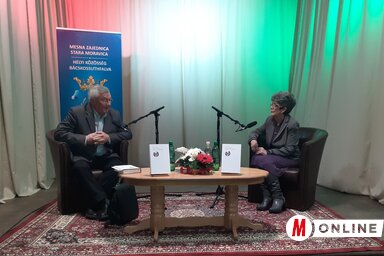 Dudás Károly és Korsós Tünde a könyvbemutatón (Kazinczy Paszterkó Diana felvétele)